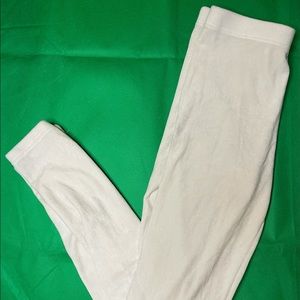 Velvet White Leggings